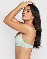 La Senza Obvious Lightly Lined Full Coverage Bra Green / 34B